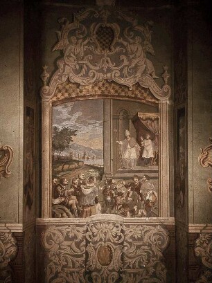 Erzbischof Andreas Fremiot von Bourges verkündet die Ordensregeln