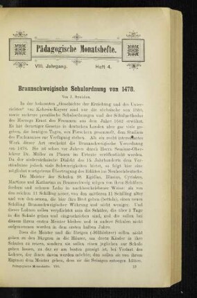 Braunschweigische Schulordnung von 1478