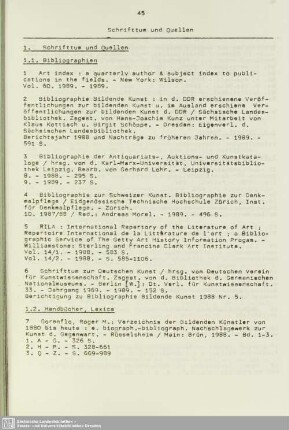 1.1. Bibliographien
