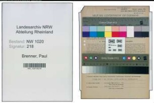 Entnazifizierung Paul Brenner , geb. 16.08.1908 (Kaufmann)