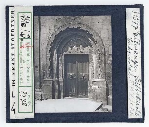 Ellwangen: Stiftskirche, Südportal (Stoedtner-Nr. 31377)