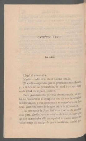 Capítulo XLVIII. - La crisis.