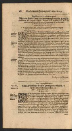 Das Neun und Dreyßigste Capitel.