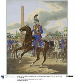 Porträt des Karl Theodor Maximilian August, Prinz von Bayern