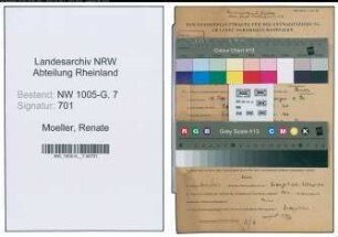 Entnazifizierung Renate Moeller , geb. 10.02.1917 ()