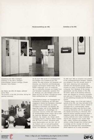 Wanderausstellung der HfG