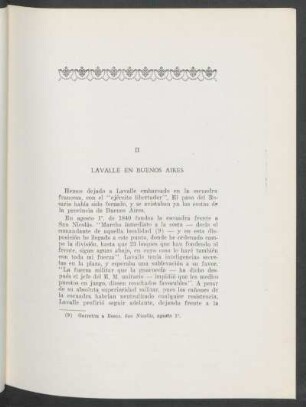 II - Lavalle en Buenos Aires