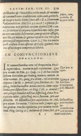 In Coniunctionibus Enallage.