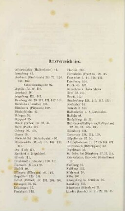 216-220, Ortsverzeichniss