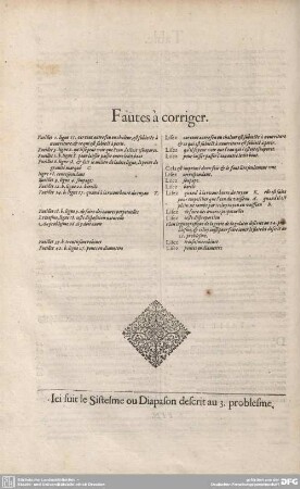 Fautes à corriger.