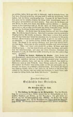 Zweites Kapitel. Geschichte der Griechen