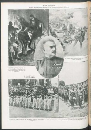 Últimas informaciones gráficas de la gran conflagración europea [Dibujos y fotografías]