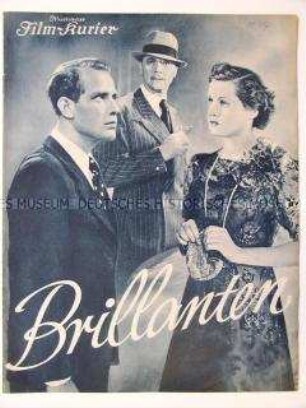 Filmzeitschrift zu dem deutschen Spielfilm "Brillanten"