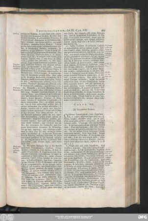 Caput. VII. De Sacramento Ordinis.