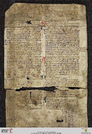 De Presbytero non baptizato; De observatione ieiuniorum; De purificatione post partum; De ecclesiis aedificandis vel reparandistum (Einzelblatt)