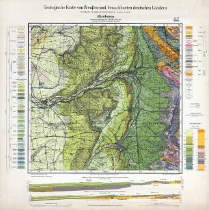 2368 [4219] Altenbeken, Geologische Karte von Preußen und benachbarten deutschen Ländern