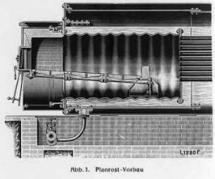 Planrost-Vorbau (R. Wolf, Magdeburg) : Technikgeschichte | Maschinenbau | Kraftmaschinen | Dampflokomobile