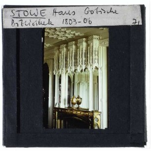 Stowe, Stowe House : Gotische Bibliothek