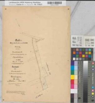 Beusingsen (Bad Sassendorf), Zusammenlegung der Feldmark Beusingsen, Bl.7 Brouillonkarte Opmünden Flur 5