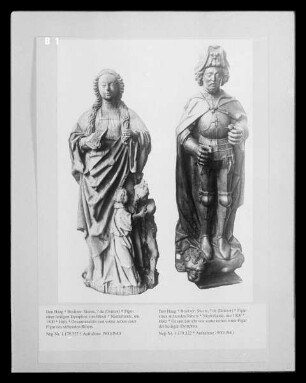 Figur eines stehenden Ritters