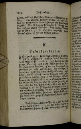 Casualpredigten . - Charakter eines rechtschaffenen Landpredigers.