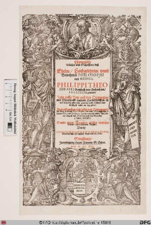 Bildnis Paracelsus (eig. Theophrastus von Hohenheim)