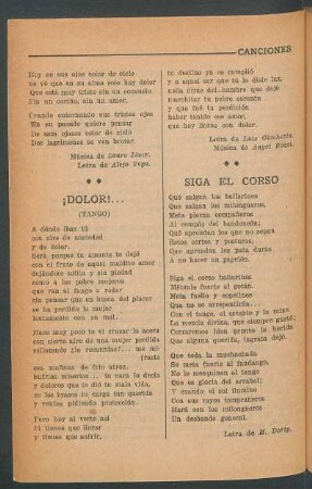 Siga el corso