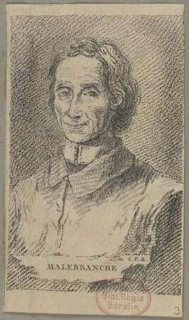 Bildnis des Malebranche