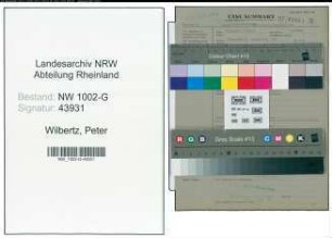 Entnazifizierung Peter Wilbertz, geb. 17.12.1910 (Kaufmann)