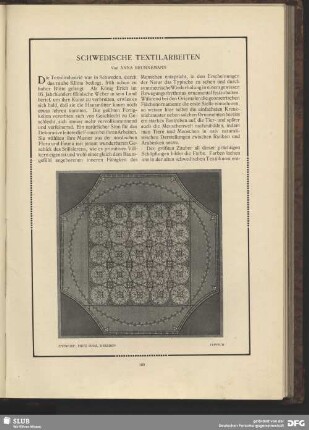 Schwedische Textilarbeiten