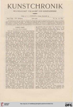 Heft 19 (23. März 1906)