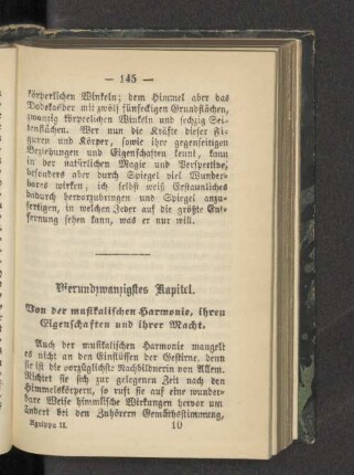 Vierundzwanzigstes Kapitel. Von der musikalischen Harmonie, ihren Eigenschaften und ihrer Macht.