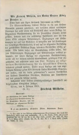 Patent zur Publikation ...