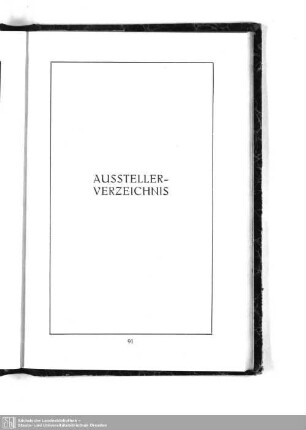Aussteller-Verzeichnis