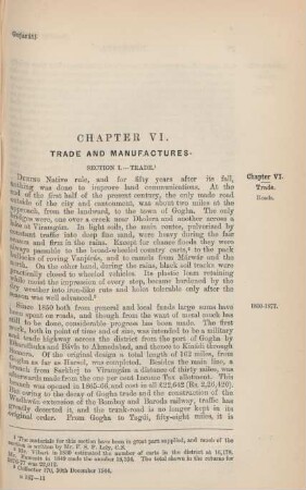 Chapter VI. Trade and manufactures