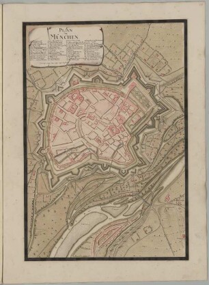 Plan von München