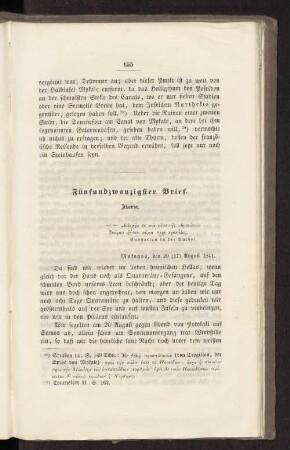 Fünfundzwanzigster Brief. Ikaria.