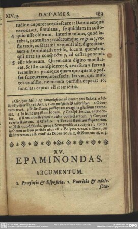 XV. Epaminondas