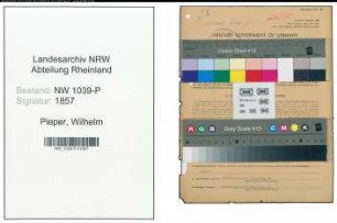 Entnazifizierung Wilhelm Pieper , geb. 25.12.1887 (Angestellter)