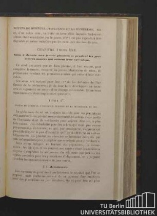 Titre Ier. Moyens de diminuer l'influence nuisible de la sécheresse du sol.