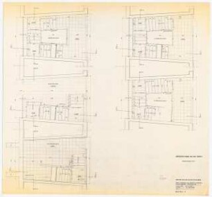 Technische Universität Berlin Institut für Hochspannung und Elektrische Maschinen: Grundriss Haupttreppe 1:20 (Lichtpause von Inv. Nr. 37029)