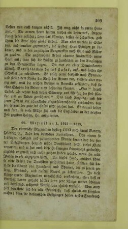 69. Maximilian 1. 1493 - 1519