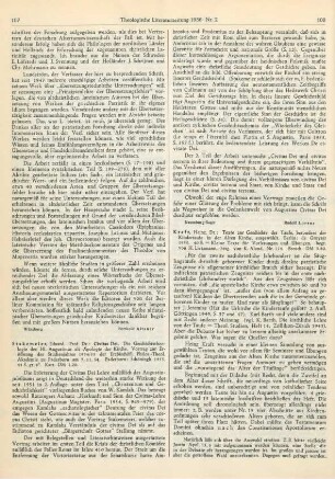 107-108 [Rezension] Stakemeier, Eduard, Civitas dei