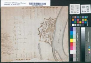 [Plan der Festung Kaiserswerth].