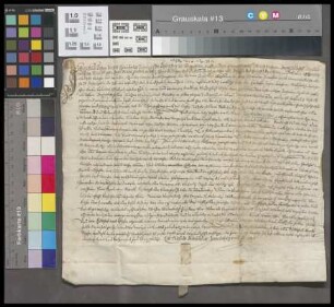 Dolgesheim: Schultheiß und Schöffen des Gerichts Dolgesheim beurkunden, daß Hans Mann oo Magdalene von der Pfarrkirche zu Dolgesheim 15 fl. zu dre...