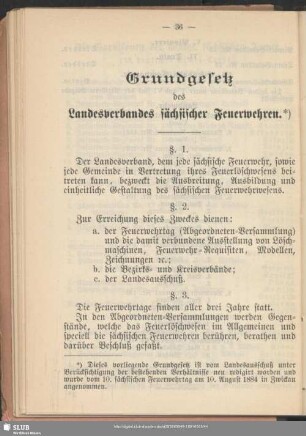 Grundgesetz des Landesverbandes sächsischer Feuerwehren