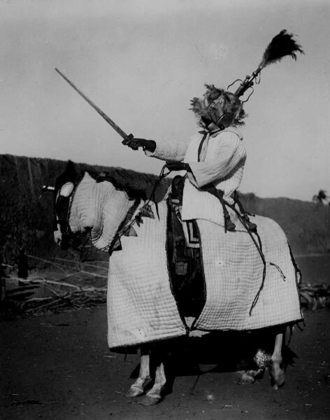 Rider with cotton armour