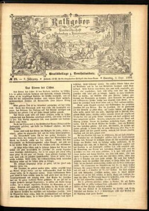 Ausgabe vom Sonntag, den 03. September 1899.