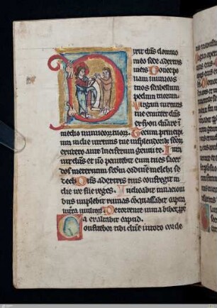 Initiale zu Ps. 109: Kains Verdammung