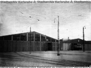 Beichel, Friedrich. Umbau und Erweiterung des Straßenbahndepots Tullastraße